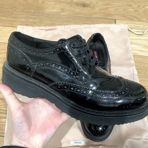 Prada oxford shoes size35 women